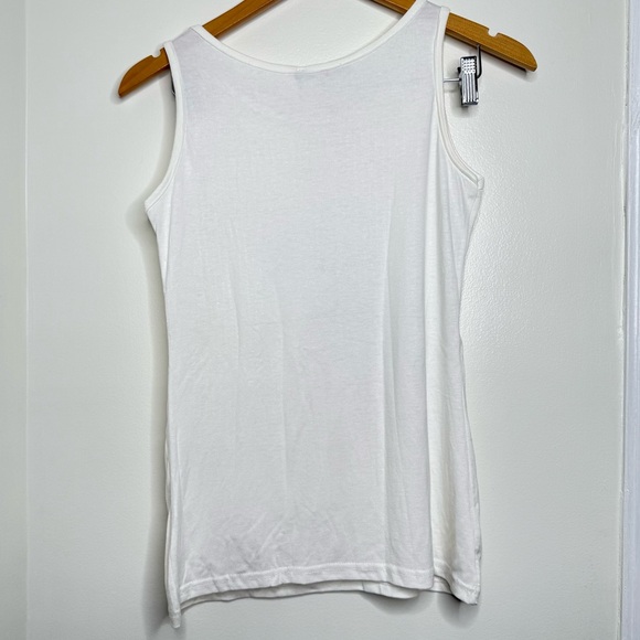 Boutiqua Paillette Sequins Tank Top Rainbow Feather EU Size 42 NEW w/ FLAW - Picture 6 of 9